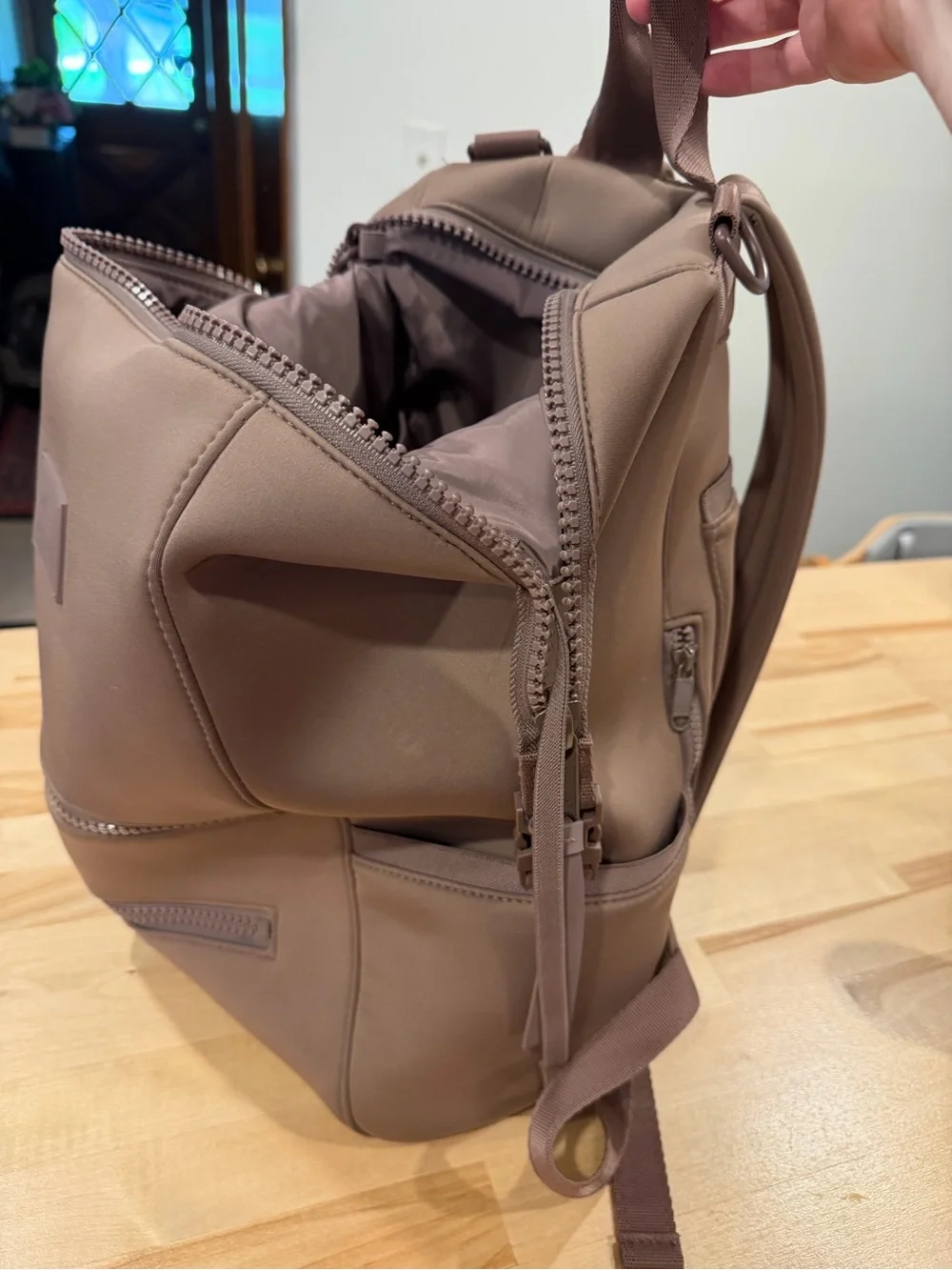 Dagne Dover Diaper / Indie Backpack in Dusty Mauve